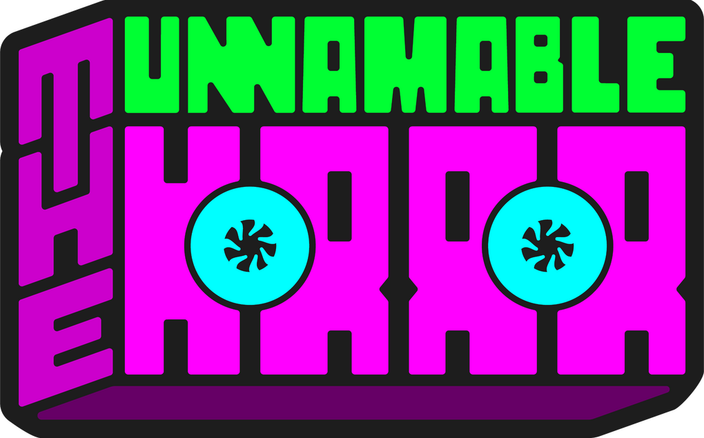 VHS logo for The Unnamable Horror